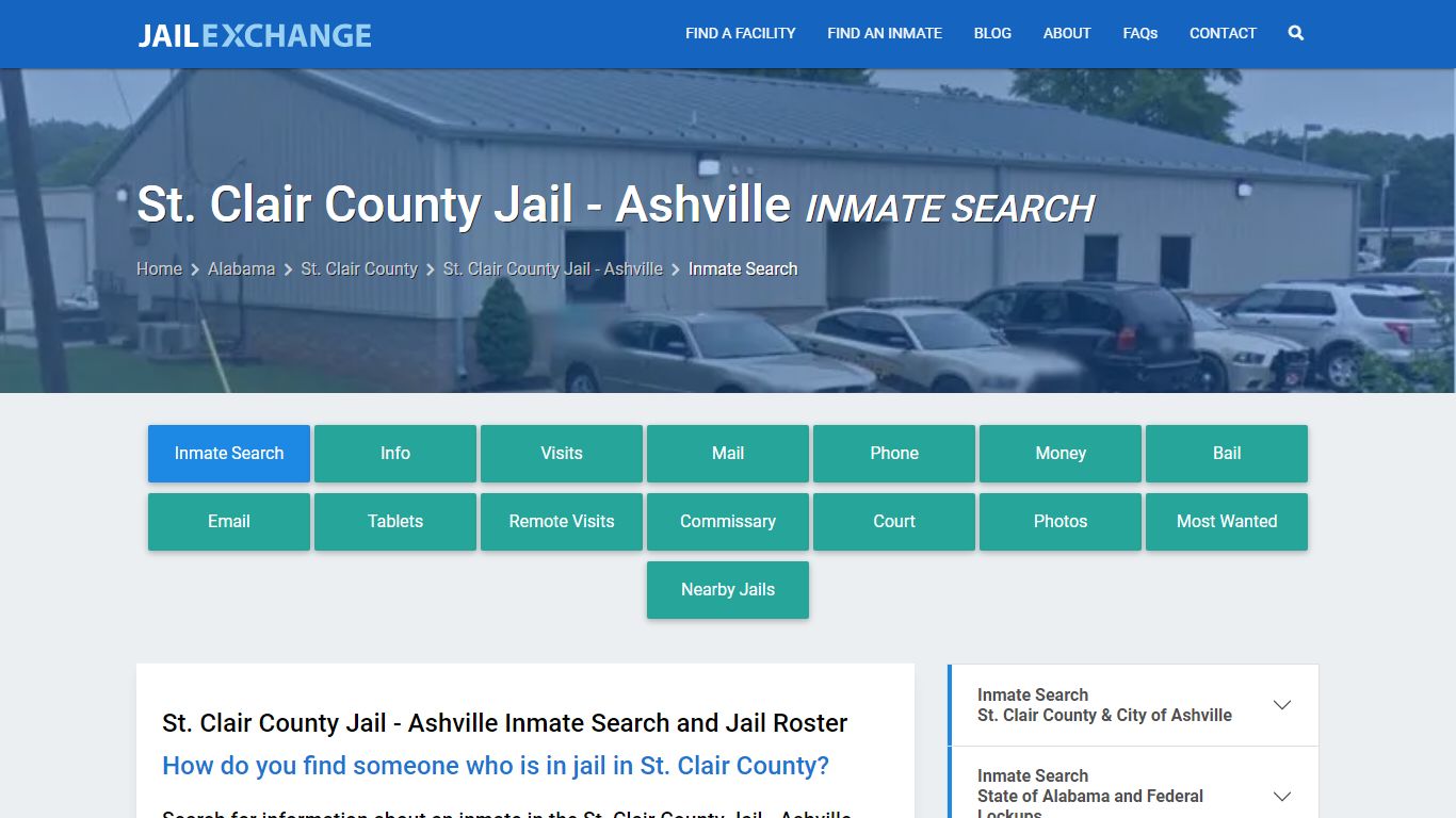 Inmate Search: Roster & Mugshots - St. Clair County Jail - Ashville, AL